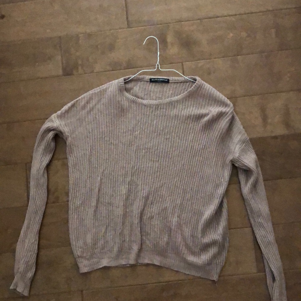 Muted pink sweater